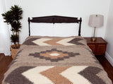 Myr (Peace) Wool Statement Bed Blanket