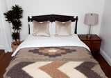 Myr (Peace) Wool Statement Bed Blanket