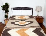 Myr (Peace) Wool Statement Bed Blanket