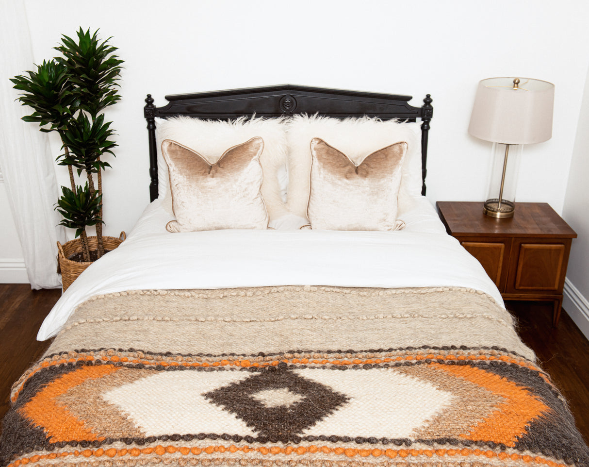 Tkach (Weaver) Wool Statement Bed Blanket