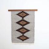 African Sapele Wood Wall Hanging Rug Hangers