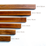 American Walnut Wood Wall Hanging Rug Hangers