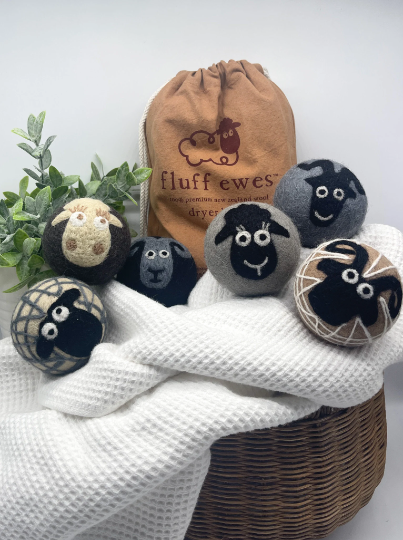 Gift Bundle: Buy 3 SETS of Fluff Ewes Natural Dryer Balls, get 1 SET FREE!